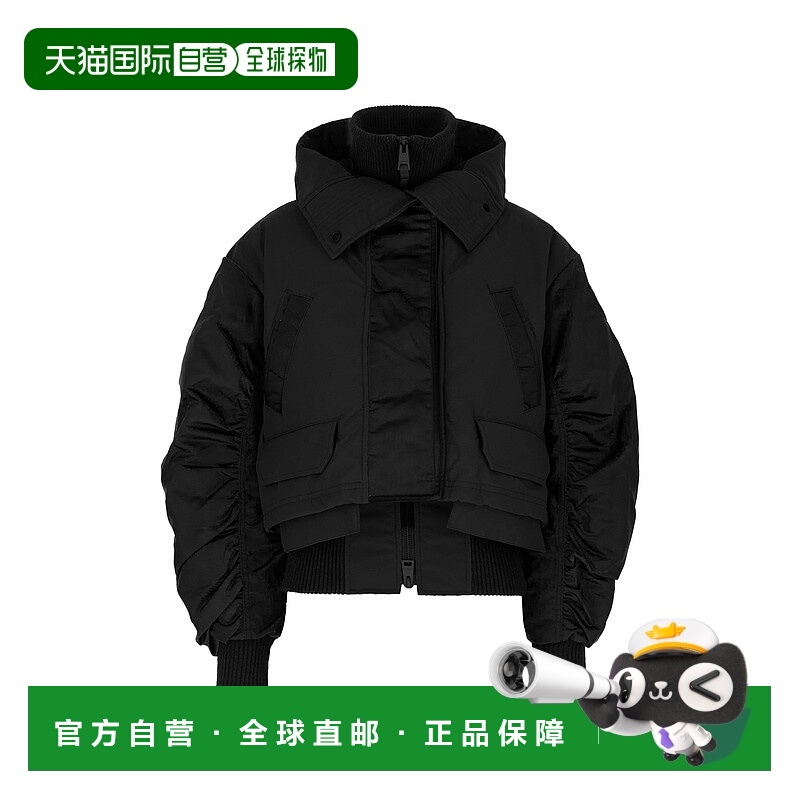 1h可退 香港直邮Canada Goose 加拿大鹅 女士 Claremont 黑色聚酯