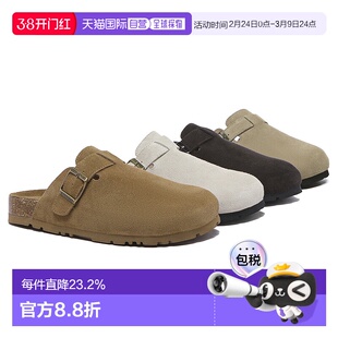 澳大利亚直邮EVERAU男士包头勃肯拖舒适时尚一脚蹬男鞋EA5048M新