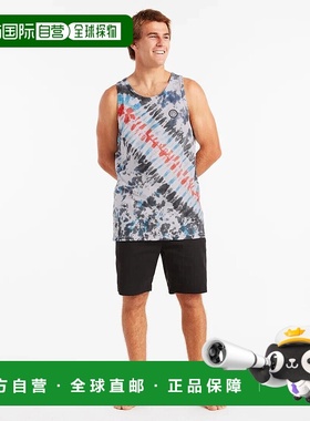 自营 Volcom Rippah A1022200运动短裤男式黑色尼龙弹性腰围MCWW8