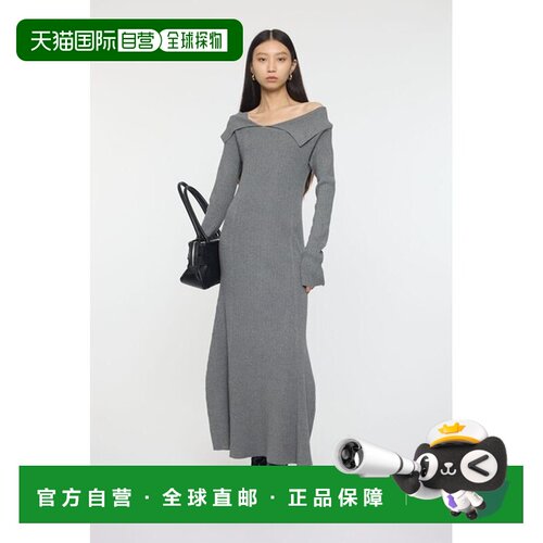 日本直邮MOUSSY ASYMMETRY COLLAR KNIT 连衣裙 [370992872]