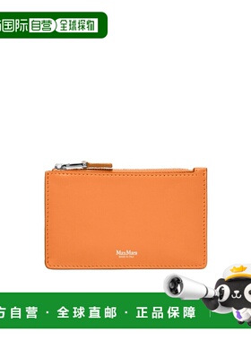 香港直邮MAX MARA 女士钱包 4726015106023 AW2025 橙色 矩形卡夹