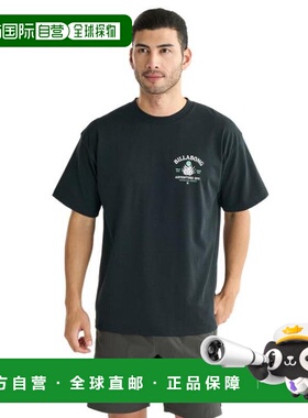 日本直邮BILLABONG AVAGE 半袖T恤 BF01A220 黑色 男士款