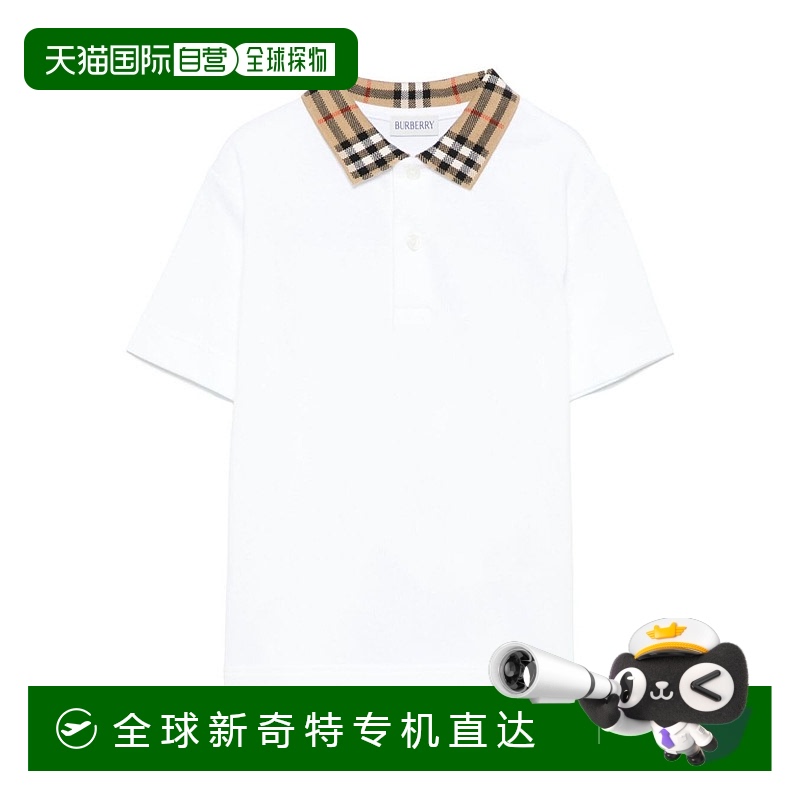 1h可退 香港直邮潮奢 Burberry 巴宝莉 男童 KB5 JOHANE CH 衣领