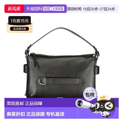 自营Coccinelle Leather Woman Women's Bag - black 美国奥莱直