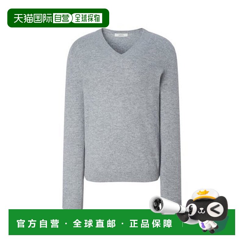 韩国直邮HAZZYS 赫奇斯女士 羊绒经典灰色套头衫 (HSSW5DC02G2)