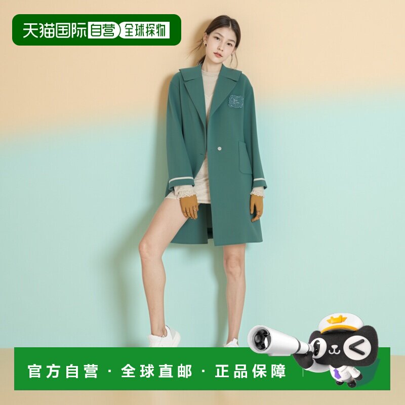 韩国直邮[ITMICHAA] 女性领子羊绒手工大衣 (ITNBHHC670)羊毛西装