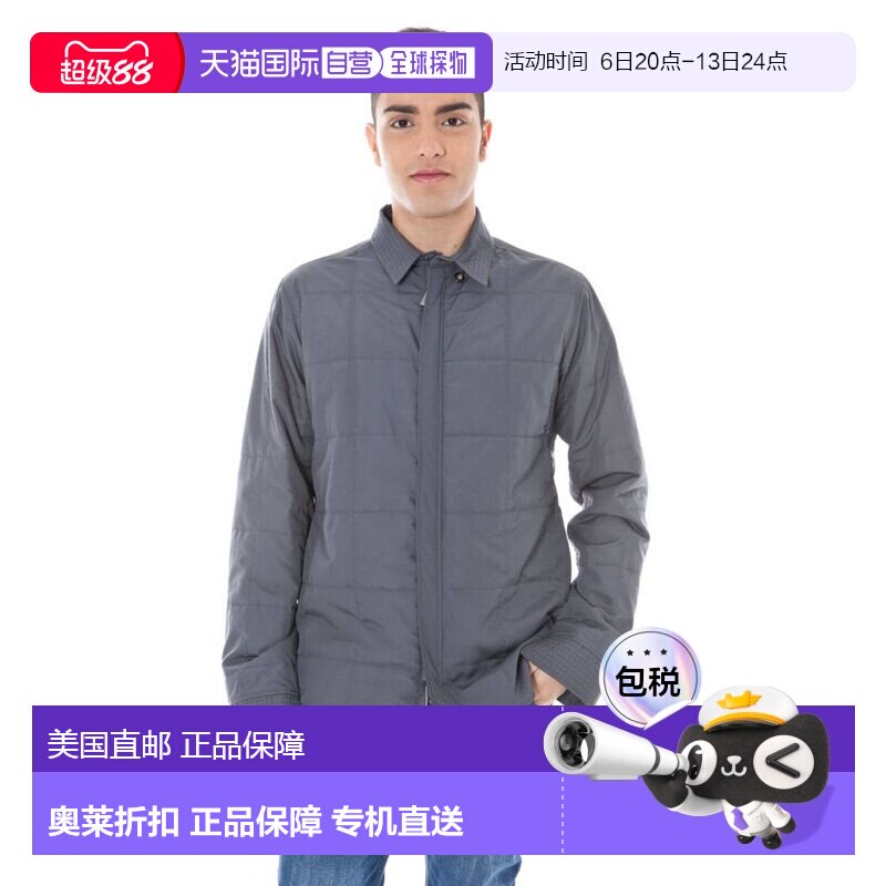 自营Calvin Klein Polyester Men's Men's Jacket - gray 美国奥图片