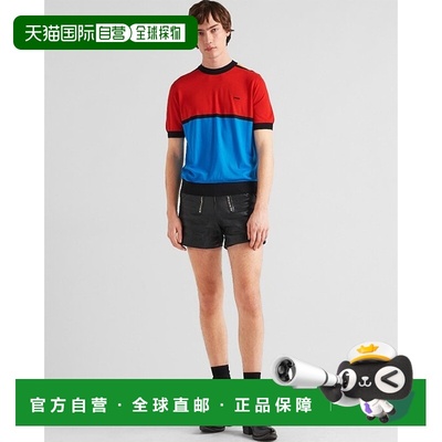 【99新未使用】香港直邮Prada 短袖针织套衫 UMB54012S7S231