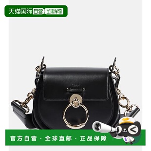1h可退 香港直邮Chloe 蔻依 女士 Tess 小号皮革肩包 black黑色