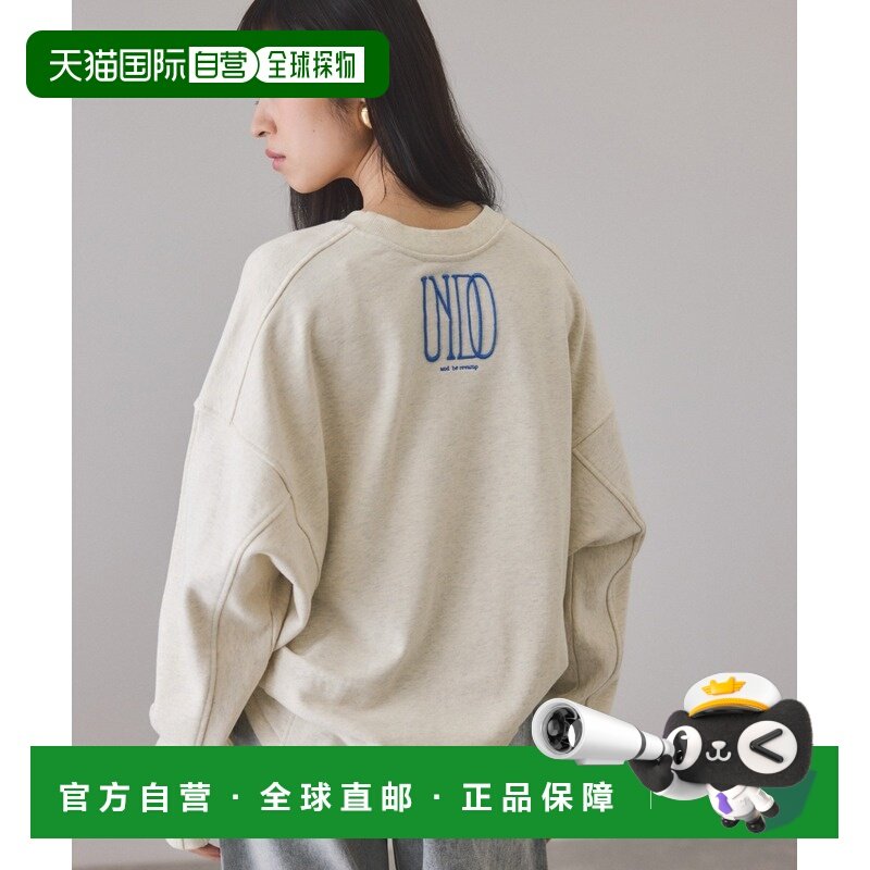 1h可退 日本直邮Adam et Rope' 女装 有机棉宽松圆领卫衣 后背立,运动服/休闲服装,运动卫衣/套头衫,淘宝优惠券,粉丝福利购,淘宝优惠卷