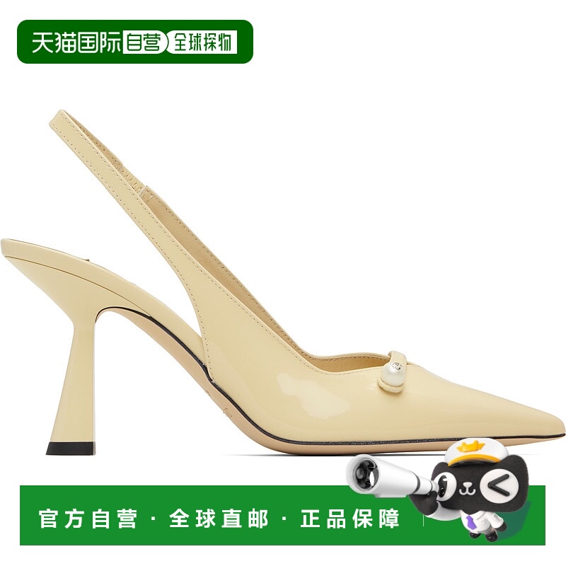 1h可退 香港直邮潮奢 Jimmy Choo 周仰杰 女士 灰白色 Amita 85