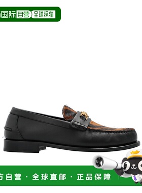 香港直邮Versace 圆头乐福鞋 10135921A15827一脚蹬范思哲