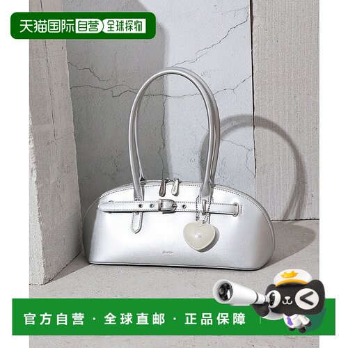 1h可退 日本直邮jouetie 女士心形吊饰宽口大容量手提包 JUT82090