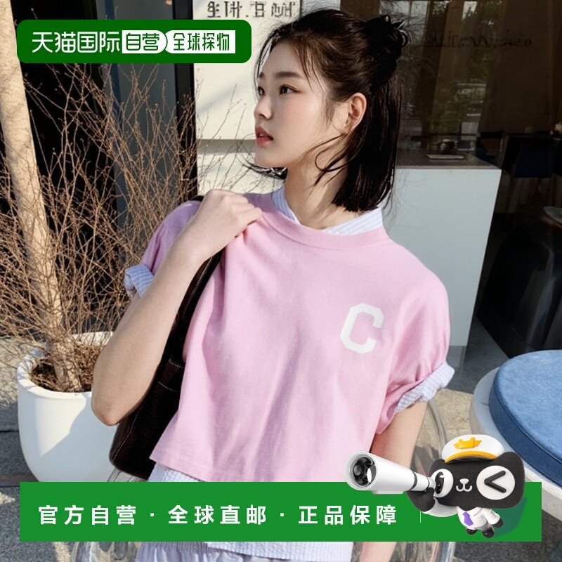 韩国直邮COVERNAT WOMAN 女士女装T恤CO2302ST73PI