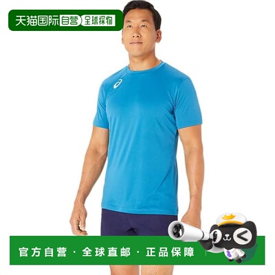 【日本直邮】亚瑟士 运动短袖T恤 2051A332 402(新生蓝)