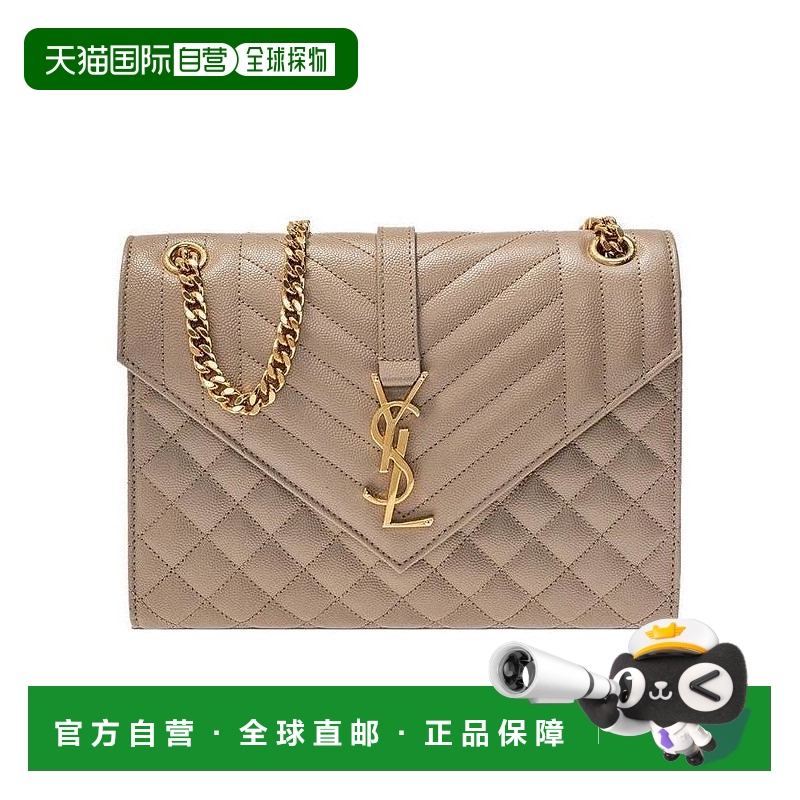 香港直邮Saint Laurent ENVELOPE MIX MATELASSÉ粒面压印中号信封