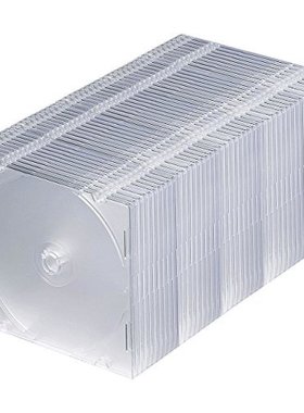 日本直邮SANWA SUPPLYDVD/CD盒1张透明50张套FCD-PU50C