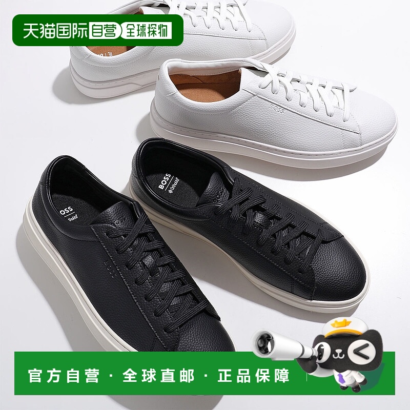 日本直邮HUGO BOSS Kieran Tenn algr运动鞋 50548716 男士低帮皮