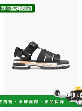 香港直邮Chloe 蔻依 女士 Nikie webbing 凉鞋 CHC23U849DGW001BL