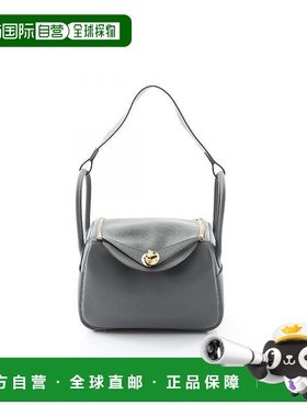 1h可退 日本直邮中古Hermes爱马仕女包S级99新Lindy 26琳迪牛皮单