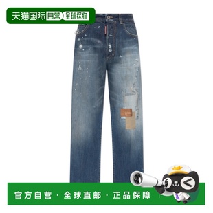 香港直邮Dsquared2 S75LB1090D30011 腰带环牛仔裤