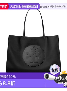 香港直邮Tory Burch 小号 ELLA 手提包 164757汤丽柏琦尼龙拉链