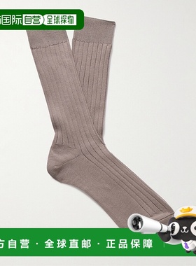 1h可退 香港直邮潮奢 Mr P. 男士 罗纹混纺棉袜子 MPA185001M617G