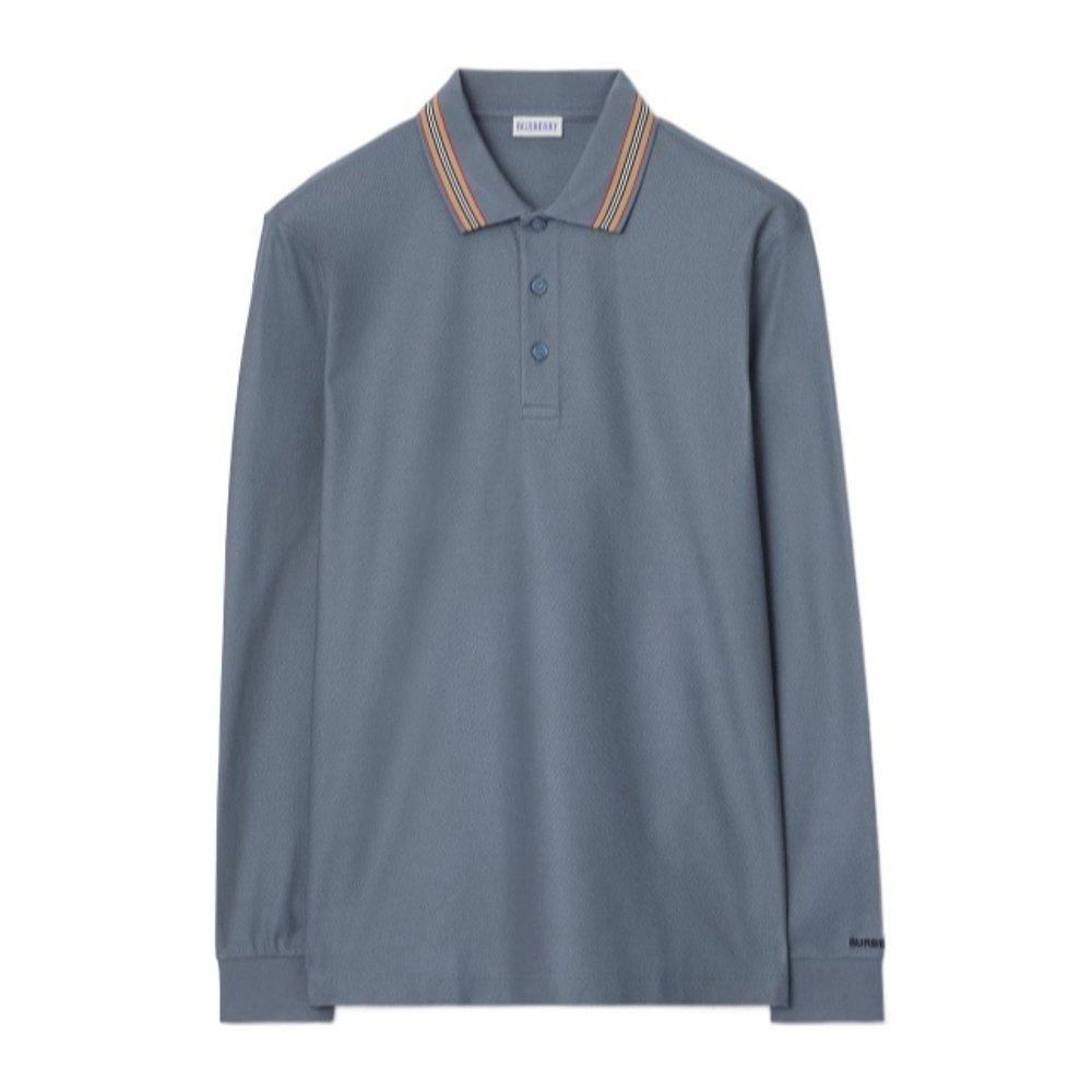 BURBERRY 男士T恤 81118171 AW2025 灰色 长袖Polo衫,男装,T恤,淘宝优惠券,粉丝福利购,淘宝优惠卷