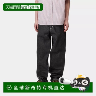 牛仔 欧洲直邮Carhartt Wip 男士 黑色棉休闲裤