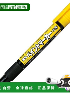 【日本直邮】日本派通 油性马克笔 Paint Marker 黄色 10支装