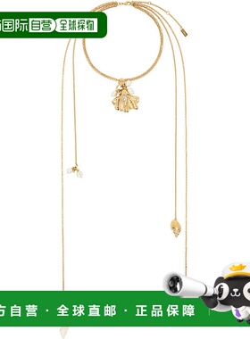 1h可退 香港直邮潮奢 Chloe 蔻依 女士 金色 The Shells Scarf 项