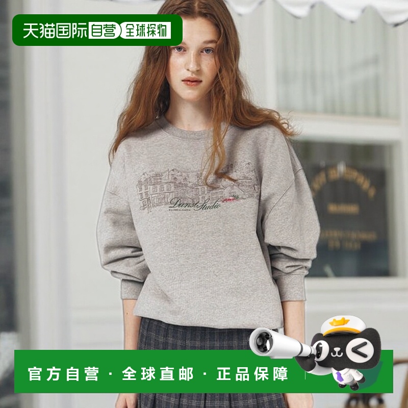 韩国直邮Dunst2023秋冬新品中性风经典女款衬衫UDTS3C110G2卫衣