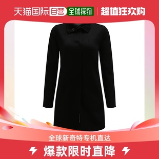 6H2B61 香港直邮EMPORIO 黑色女士大衣 0999 ARMANI NXRZ