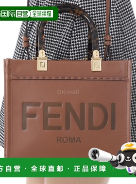 韩国直邮FENDI Sunshine 小号皮革购物袋 (8BH394 ABVL F0PWZ) 单