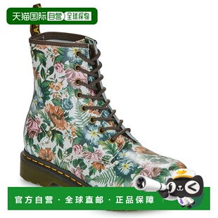 欧洲直邮Dr. Martens 女士 1460 W Multi Floral Garden Print Ba