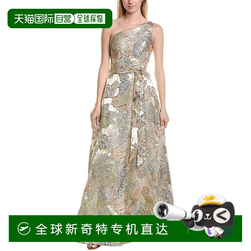 自营 rene ruiz雷内 鲁伊斯礼服-金色 【美国奥莱】直发