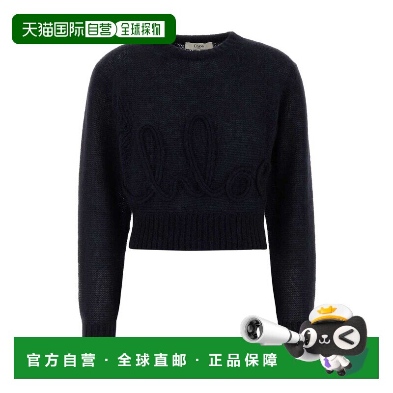 1h可退 香港直邮CHLOÉ 女士针织衫 CH25UMP277404C4NAVY SS2026