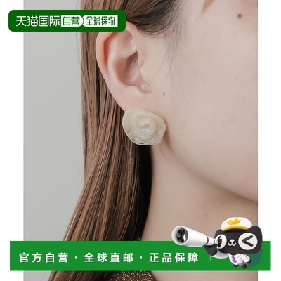 1h可退 日本直邮SMELLY 女士 个性玫瑰图案树脂耳环 SM462LC038