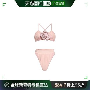 Balmain 女士 巴尔曼 香港直邮潮奢 荷叶边细节两件套泳衣 BKBP61