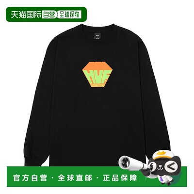1h可退 日本直邮HUF 男女通用BIG BLOCK 长袖T恤 25S_TS80210
