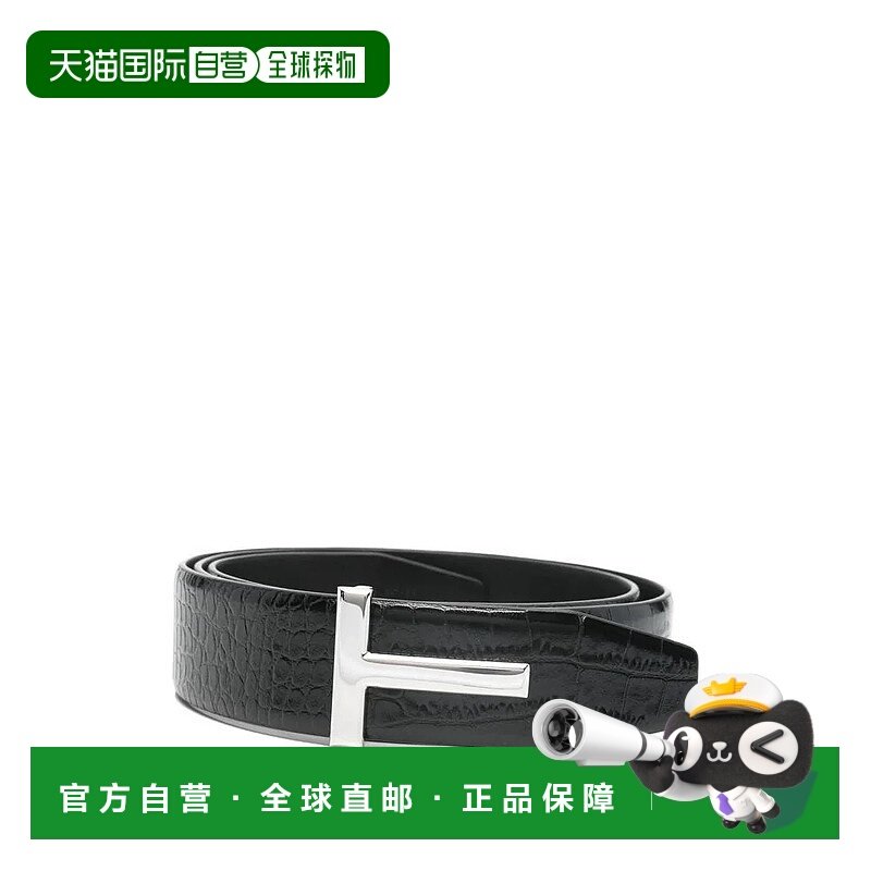 香港直邮TOM FORD 男士腰带 LCL439STB178NAA SS2026 黑色 Tom Fo