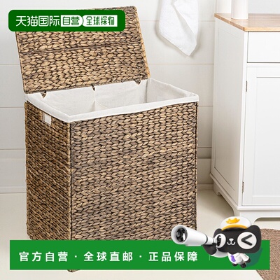 自营 happimessSawyer Classic Farmhouse Handwoven Hyacinth 2-