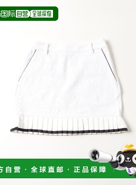 日本直邮Callaway 女士花卉 jacquard 裙摆褶皱半身裙 CWC2522820