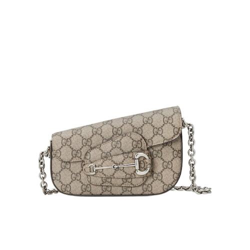 Gucci HORSEBIT 1955 迷你翻盖单肩包 774209KGD0N