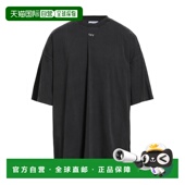 香港直邮潮奢 舒适时尚 off 男士 1h可退 grey灰色 white T恤