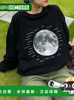 1h可退 日本直邮CIAOPANIC TYPY 男女同款月球地球印花卫衣 TYZ40
