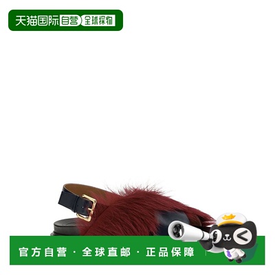 香港直邮Marni 玛尼 女士 交叉綁帶 Fussbett 涼鞋 FBMS018101P76