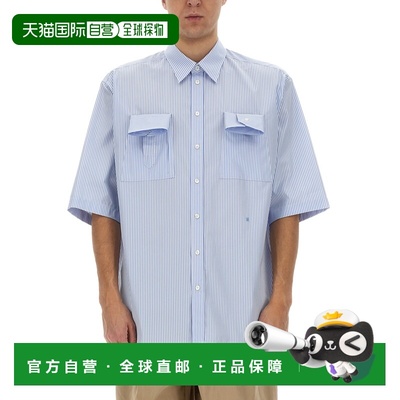 1h可退 香港直邮Moschino 莫斯奇诺 男士 DETAILS 翻边衬衫 02030