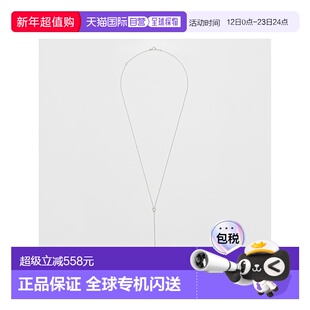 日本直邮日潮 agete阿卡朵 925银Y形项链链子