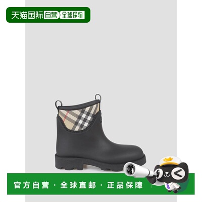 香港直邮BURBERRY 男士靴子 8111695A1189 AW2025 黑色雨靴